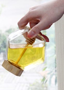 glass honey jars