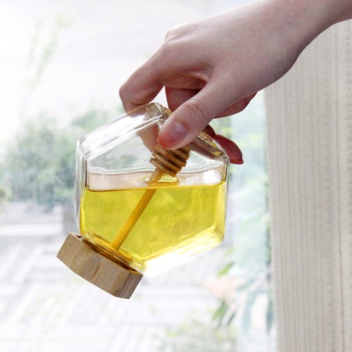 glass honey jars