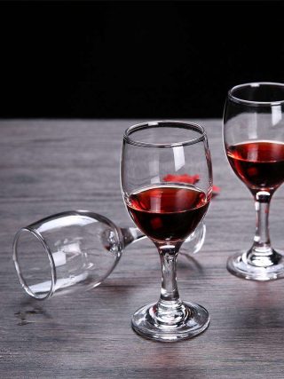 small wine glasses