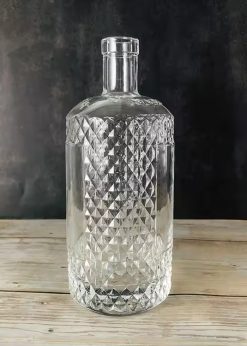 round alcohol bottle