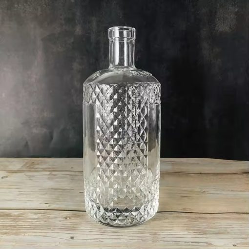 round alcohol bottle