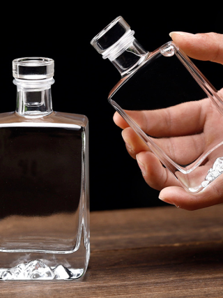 100ml Clear Glass Bottle