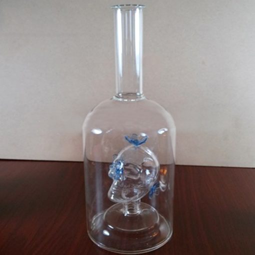 750ml skull vodka bottle