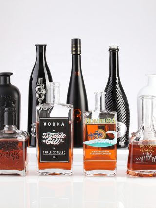 custom glass bottles for liquor