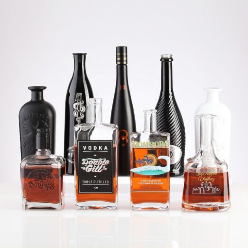 custom glass bottles for liquor