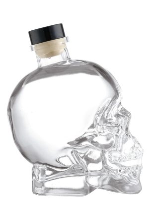 skull liquor bottle tequila