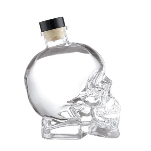 skull liquor bottle tequila